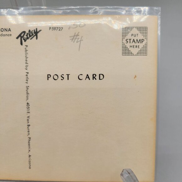 1940s Post Card Grand Canyon National Park Arizona Eagle Dancer Mile Deep - Picture 4 of 4